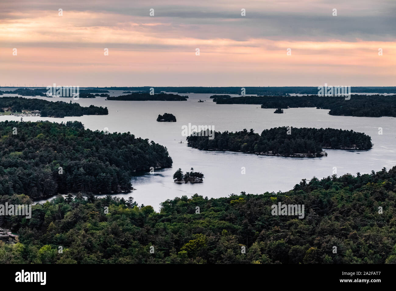 Thousand Islands in Ontario, Canada Stock Photo