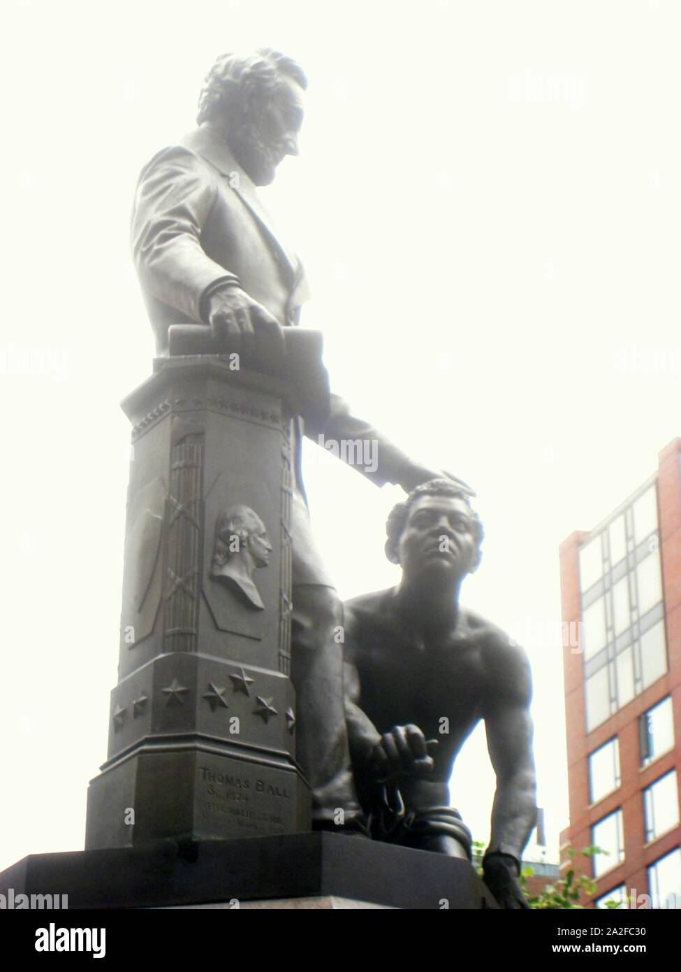 Emancipation Memorial (Boston) by Thomas Ball Stock Photo Alamy