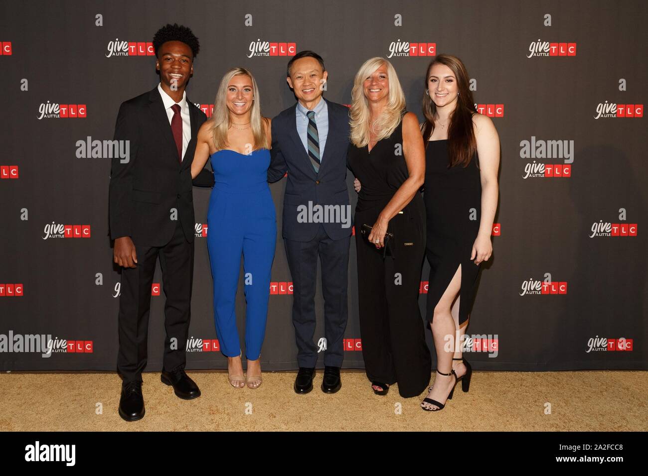 New York, NY, USA. 2nd Oct, 2019. Devin Moore, Angela Varney, Howard Lee, Barbara Buckley, Christina Varney at arrivals for TLC GIVE A LITTLE Awards, Union Park Events, New York, NY October 2, 2019. Credit: Jason Smith/Everett Collection/Alamy Live News Stock Photo