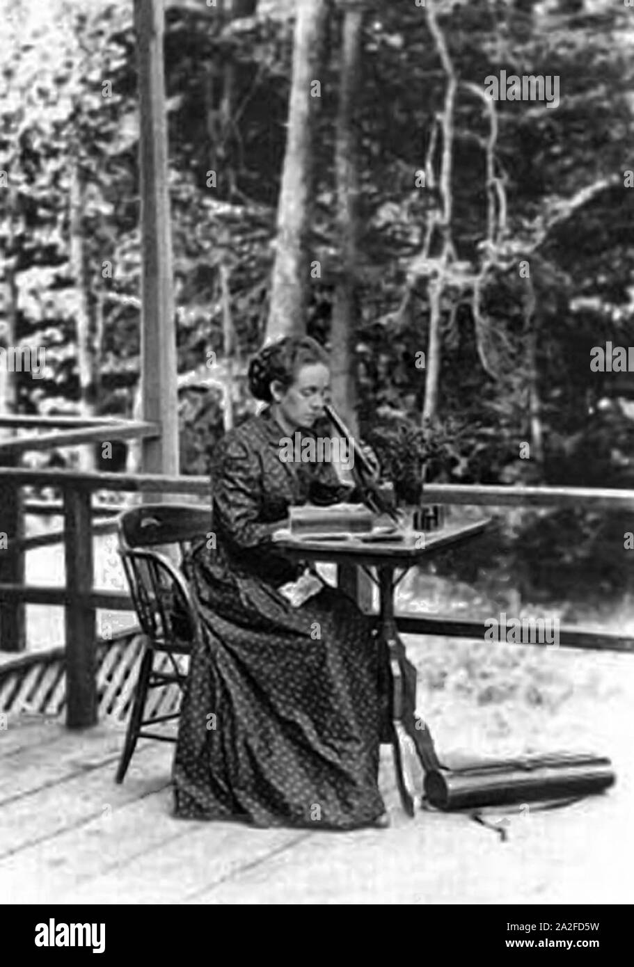 Elizabeth G Knight - 1886. Stock Photo
