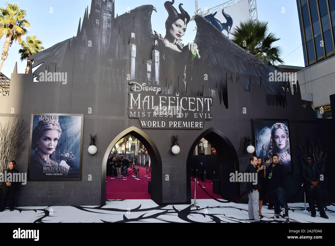 HOLLYWOOD, CA - SEPTEMBER 30: Atmosphere at the World Premiere of Disney's “Maleficent: Mistress of Evil' at El Capitan Theatre on September 30, 2019 in Los Angeles, California. Stock Photo