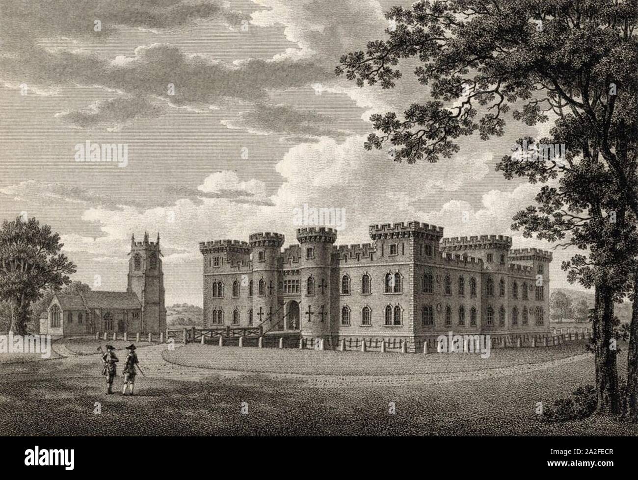 Enmore Castle Watts Stock Photo Alamy