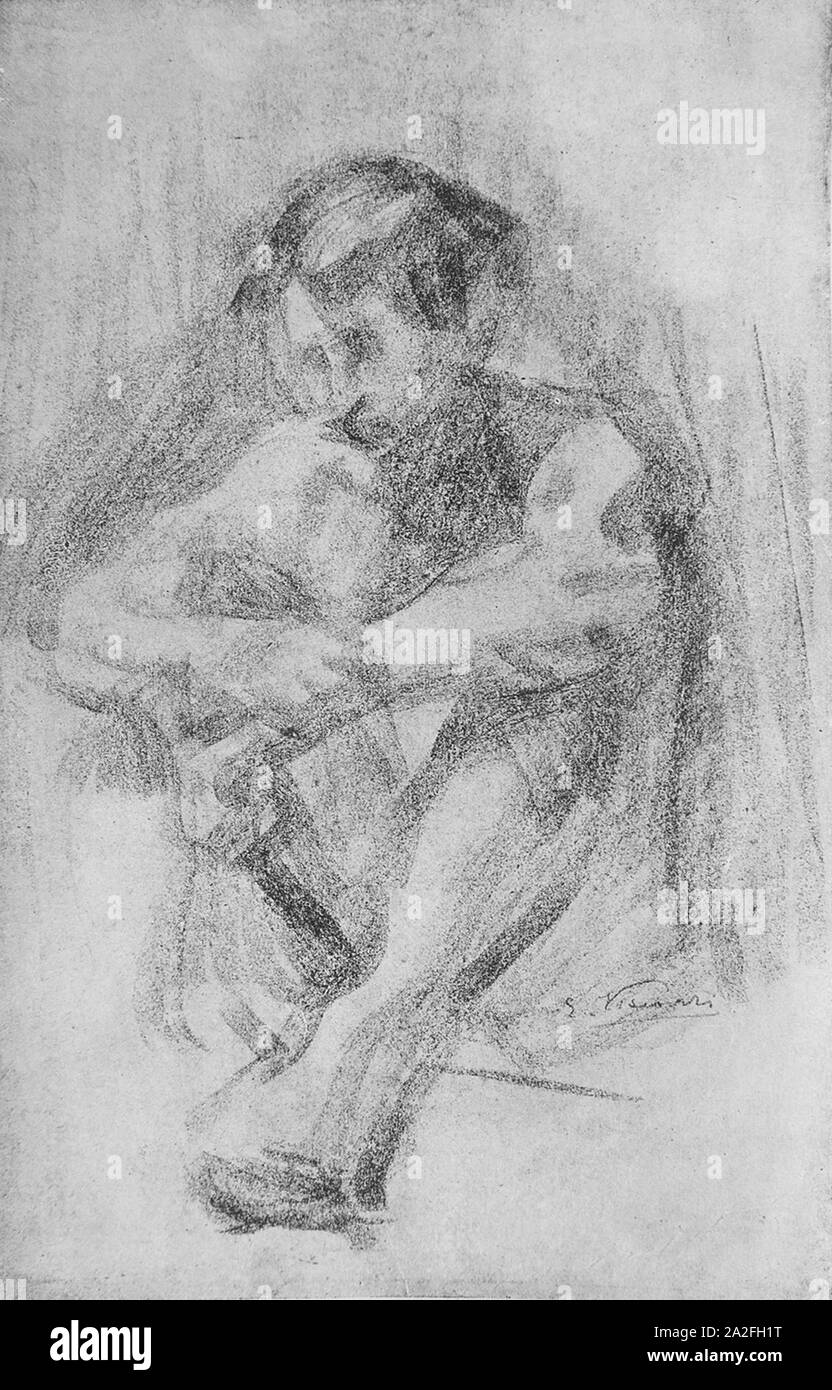 Tableau Impression Sur Toile – Nu Masculin Frontal – Eliseu Visconti – Evs42
