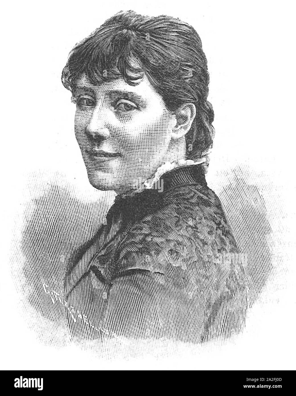 Emma Löwstädt-Chadwick Idun 1892, nr 50. Stock Photo