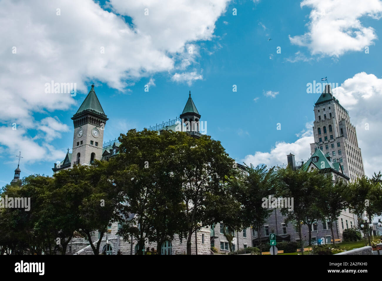Architecture in Old Quebec City, Quebec, Canada Stock Photo - Alamy