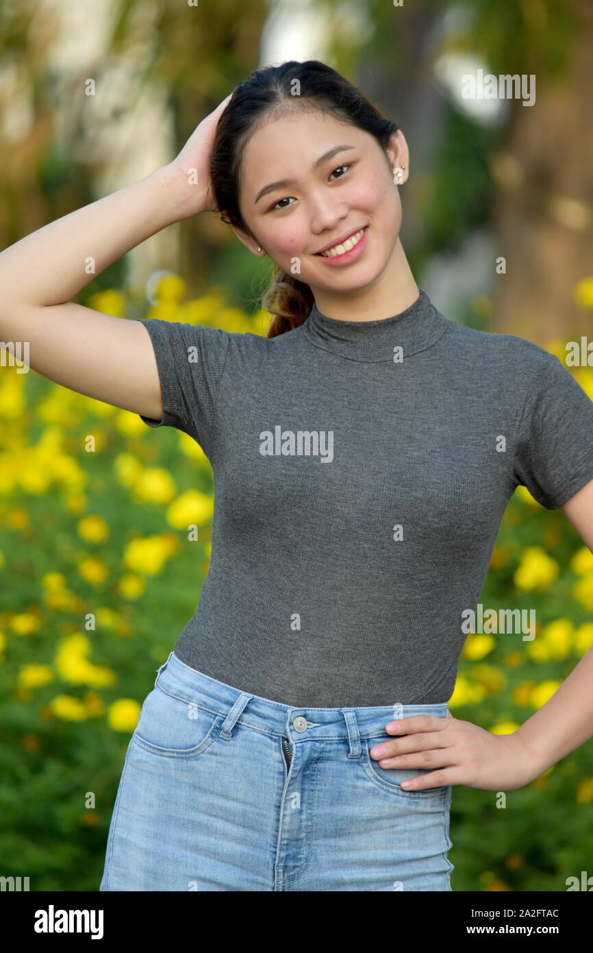 Pretty attractive mature woman posing hi-res stock photography and ...