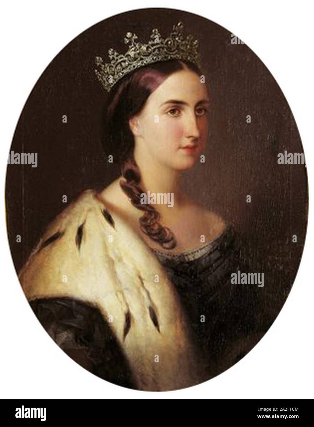 Empress Carlota of Mexico Stock Photo - Alamy