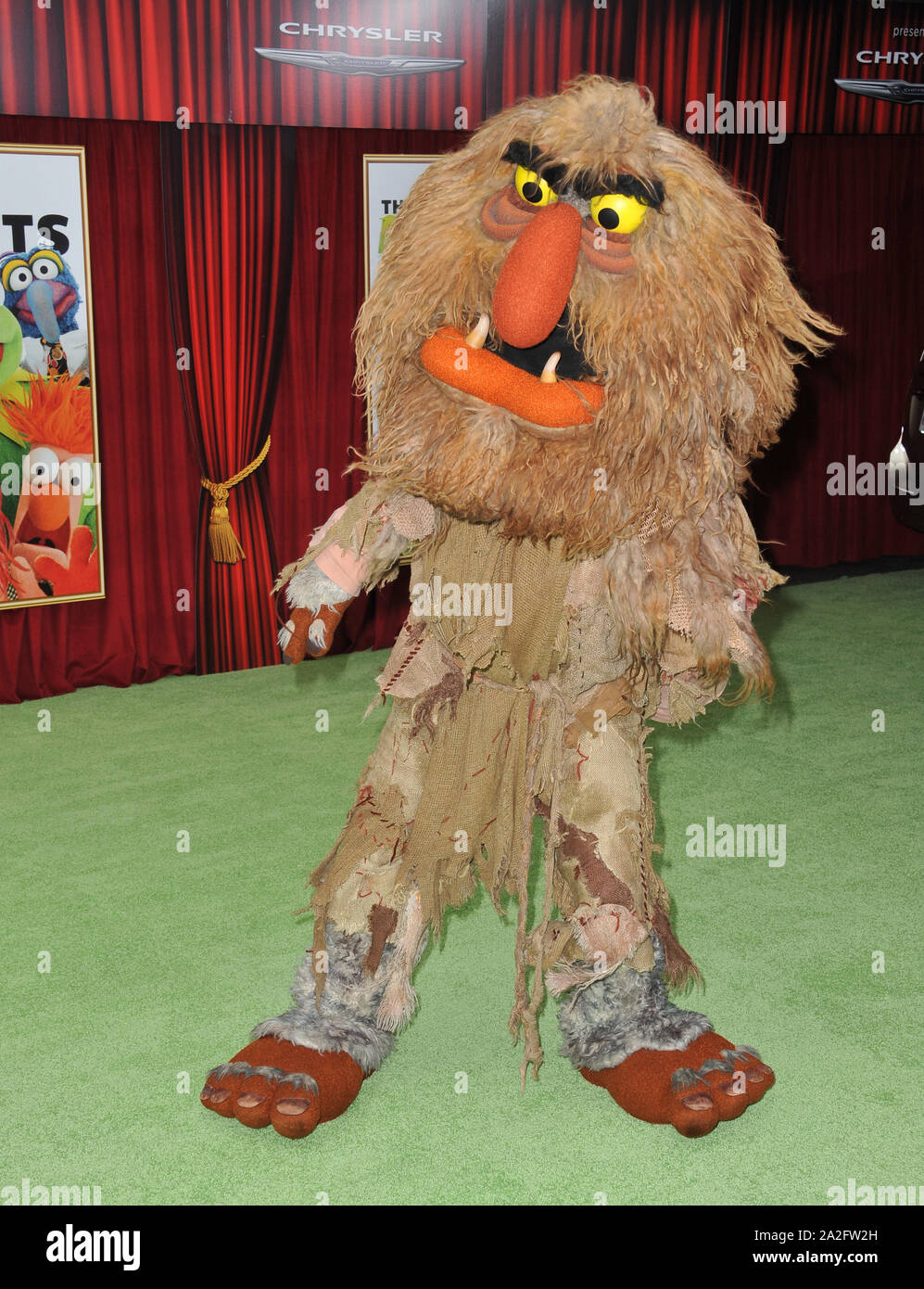 LOS ANGELES, CA. November 12, 2011: Sweetums at the world premiere of 'The Muppets' at the El Capitan Theatre, Hollywood. © 2011 Paul Smith / Featureflash Stock Photo