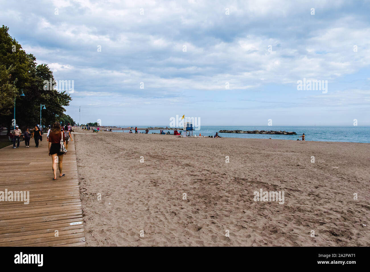 The Beaches in Toronto, Ontario, Canada Stock Photo