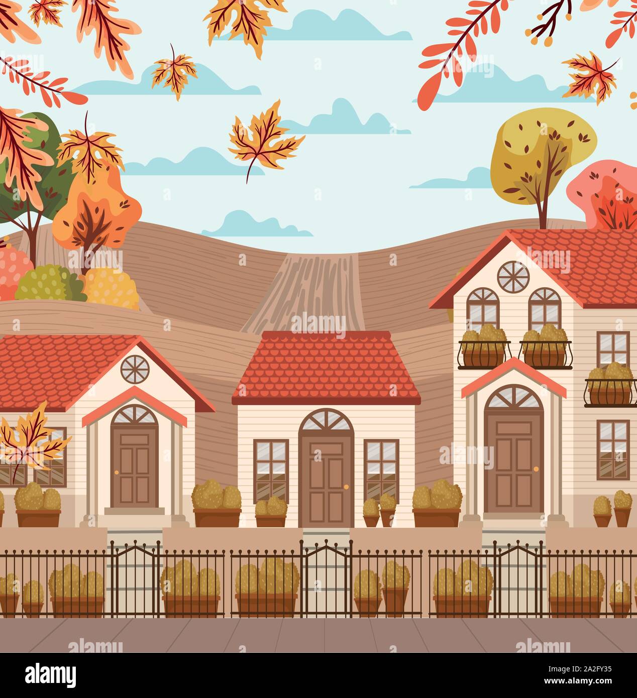 Autumn Season Design ,vector illustration Stock Vector Image & Art Alamy