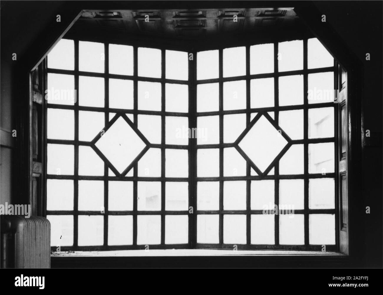 Elizabeth Plankinton house 3rd floor window. Stock Photo