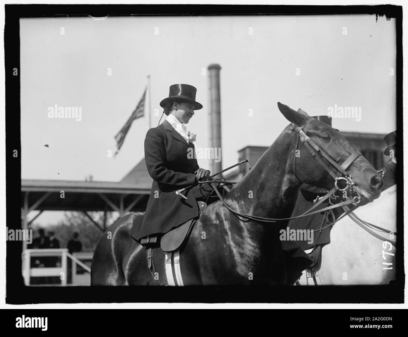 ELKINS, KATHARINE; MRS. WILLIAM F. HITT. HORSE SHOW Stock Photo - Alamy