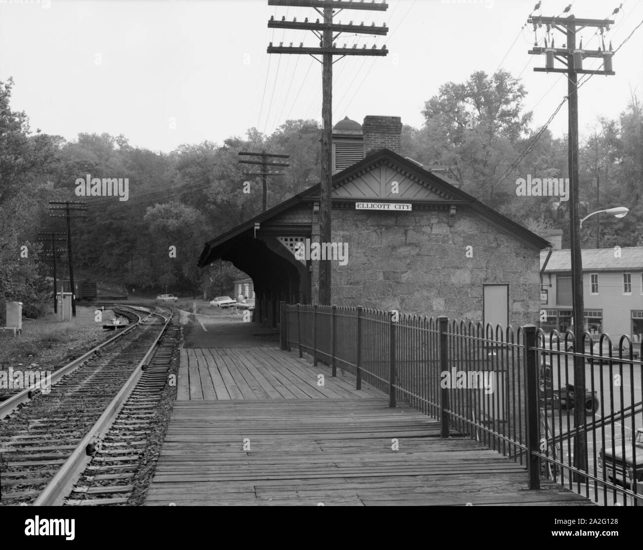Ellicott City Station 1970 Stock Photo Alamy