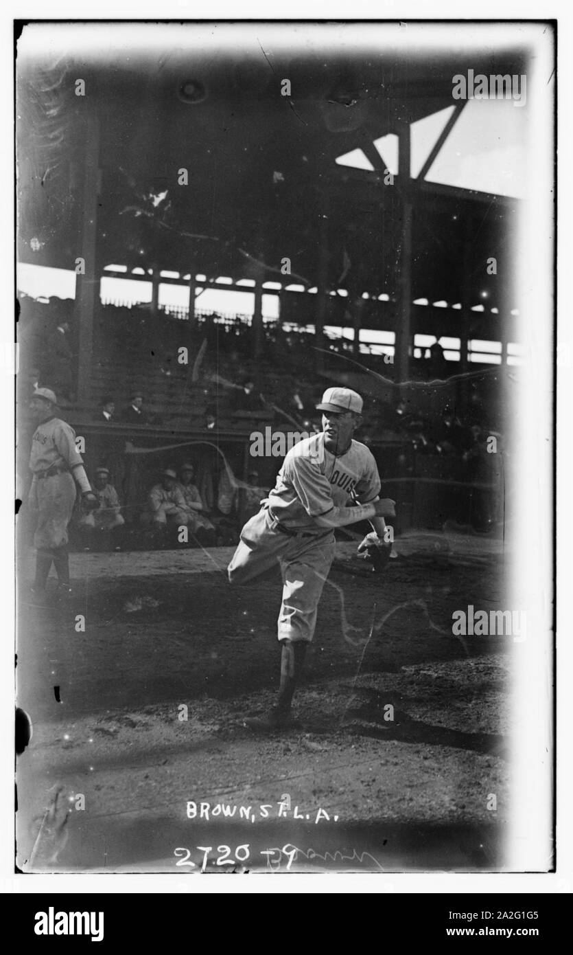George Stovall, St. Louis Browns, 1912 Stock Photo - Alamy