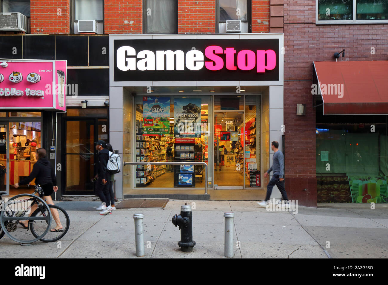 GameStop, 115 Court Street, Brooklyn, New York. NYC storefront photo of a video game store in Dowtown Brooklyn Stock Photo