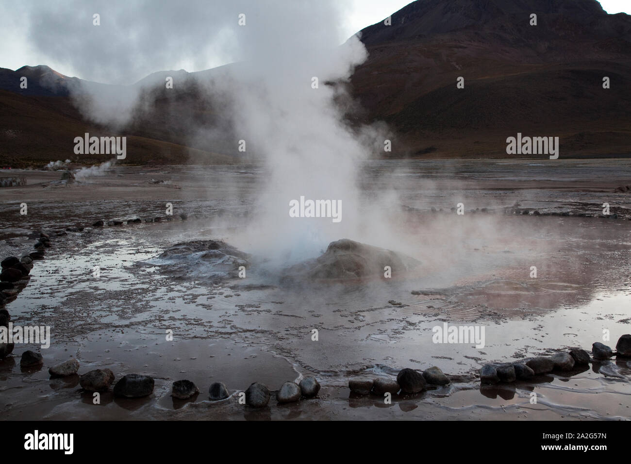 El Tatio Geysers, Atacama Desert, Chile Stock Photo