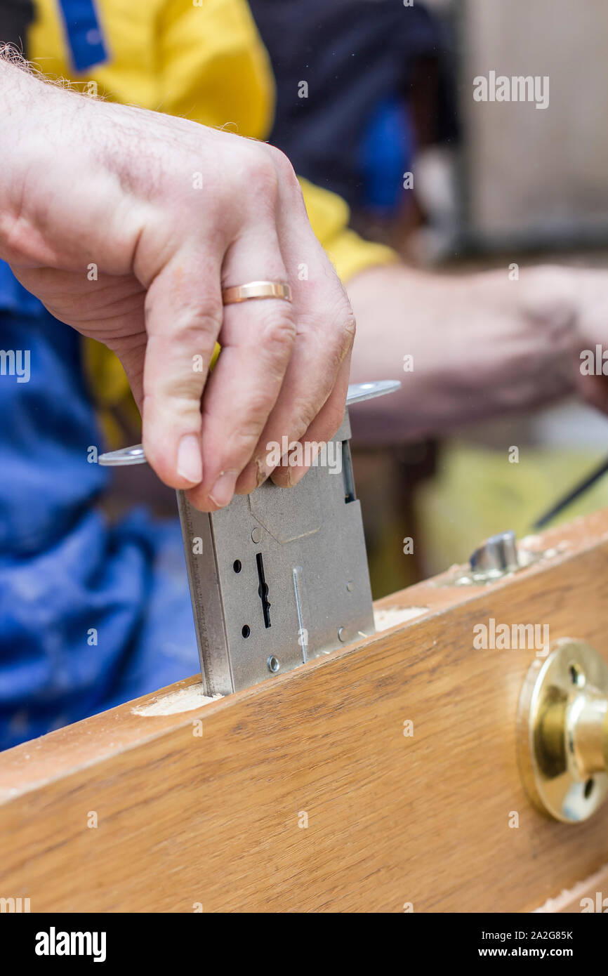 Image showcasing Mortise latch hi-res stock photography and images - Alamy