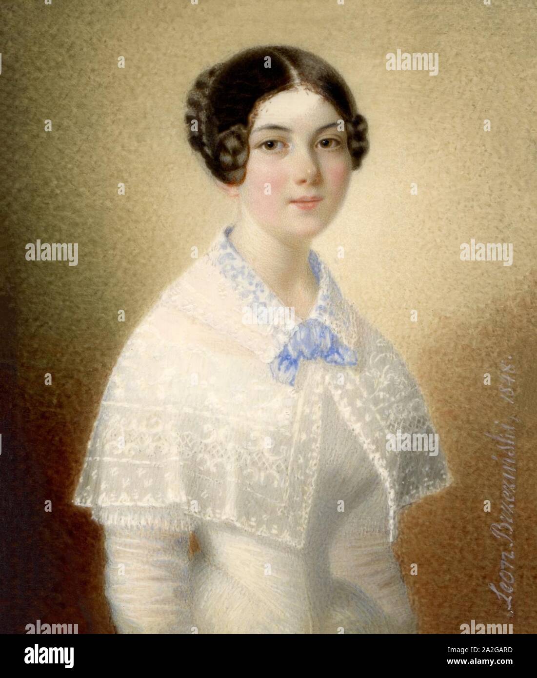 EMMA OSTASZEWSKA Leon Brzezinski 1848 78x95mm oryginal Stock Photo Alamy