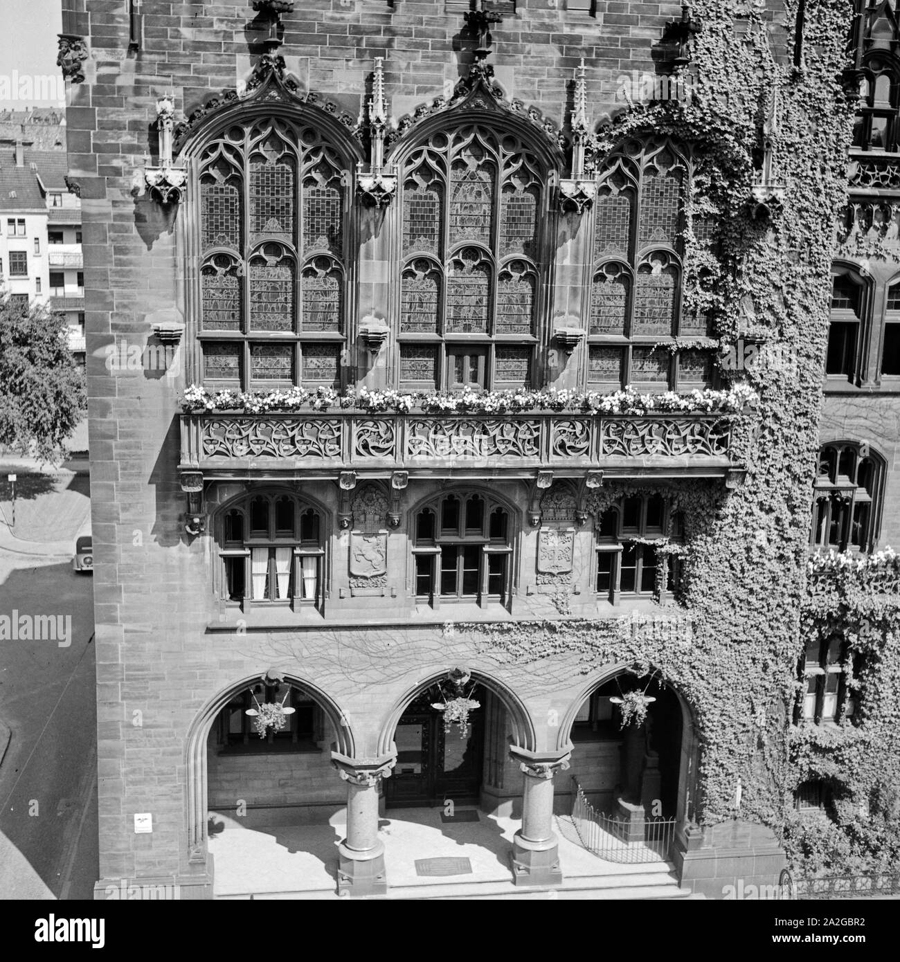 Das Rathaus in Hagen, Deutschland 1930er Jahre. Hagen city hall, Germany 1930s. Stock Photo