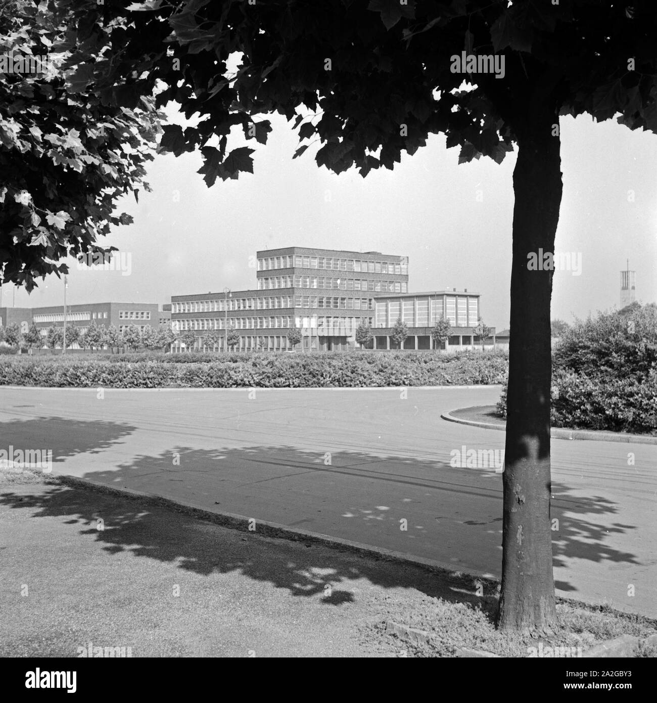 Die pädagogische Akademie oder Hochschule für Lehrerbildung in Dortmund, Deutschland 1930er Jahre. Pedagogical academy at Dortmund, Germany 1930s. Stock Photo