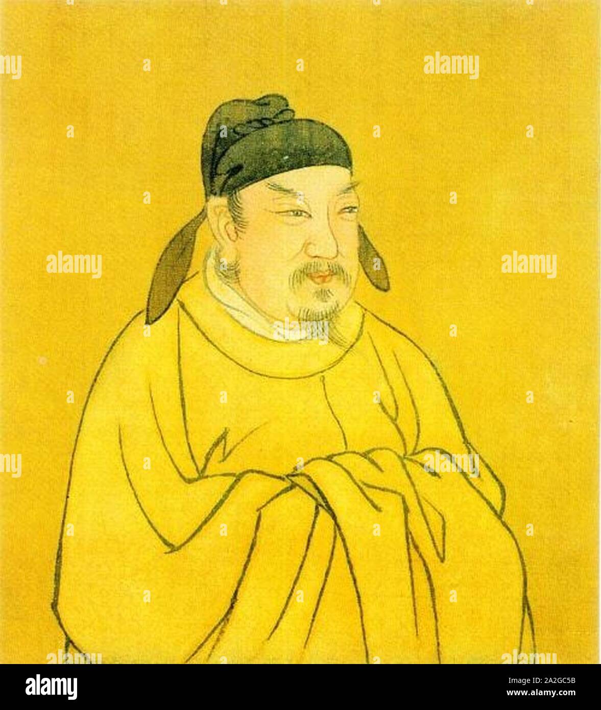 Emperor Wu of Chen. Stock Photo