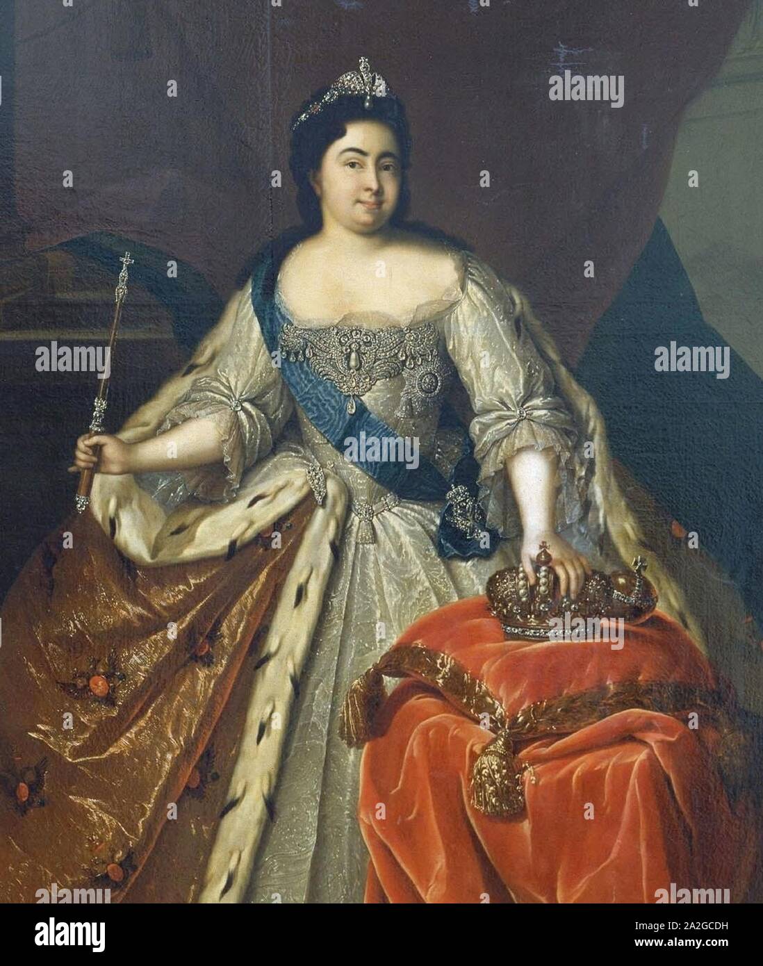 Empress Catherine I -c.1724 -2. Stock Photo