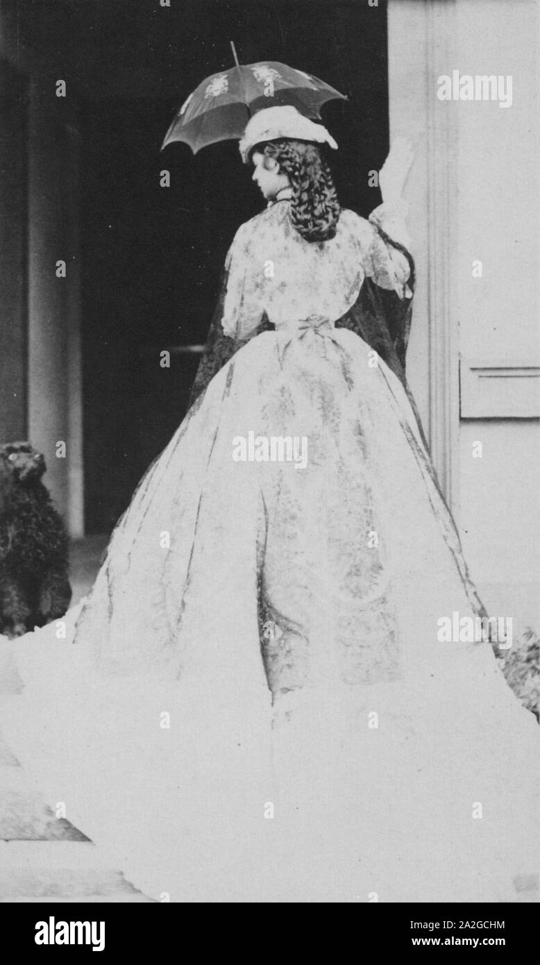 Empress Elisabeth ca. 1865. Stock Photo