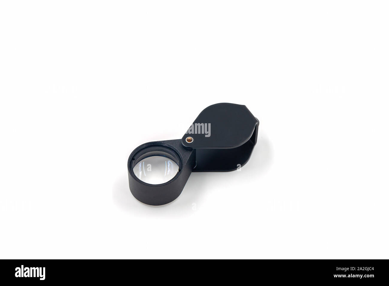 Jewelers magnifying glass on a white background. Jewelers Loupe Stock Photo Alamy
