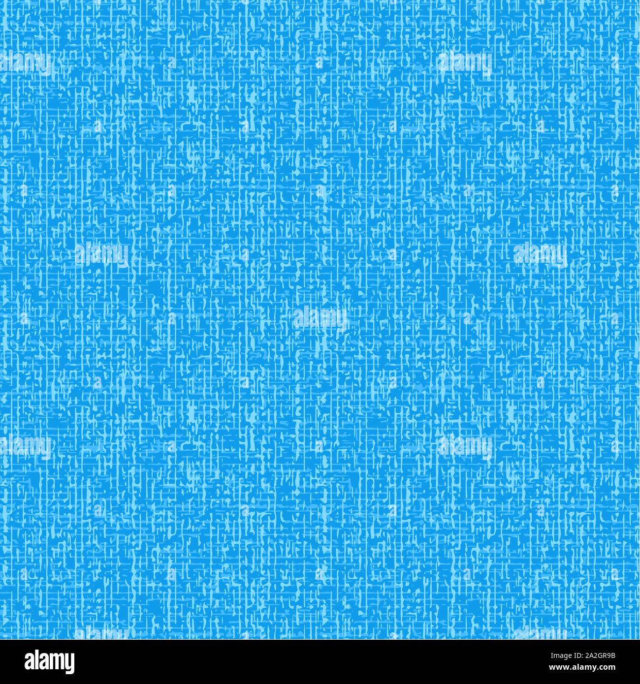 Seamless blue jeans texture in flat vector art design Stock Vector