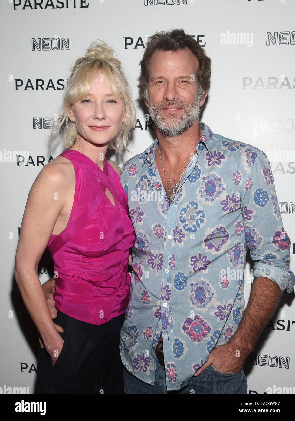 Hollywood, Ca. 2nd Oct, 2019. Anne Heche, Thomas Jane, at Neon Presents ...