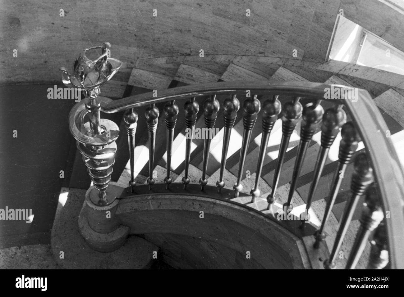 Treppenhaus Im Haus Des Reichs In Bremen Deutschland 1930er