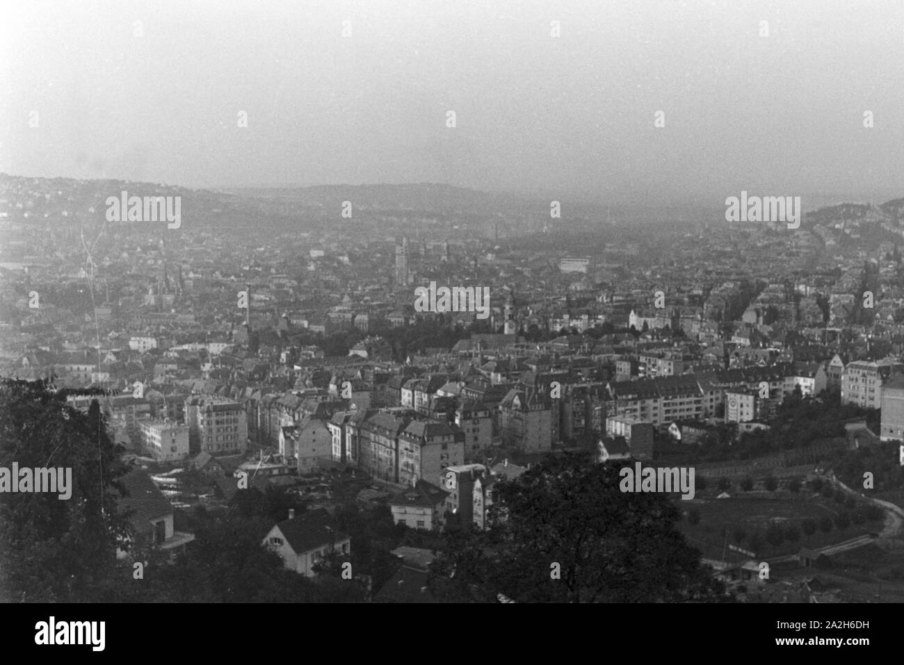 Deutschland 1930er jahre view to the city of stuttgart hires stock photography and images Alamy