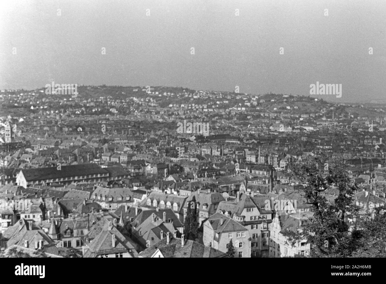Deutschland 1930er jahre view to the city of stuttgart hires stock photography and images Alamy