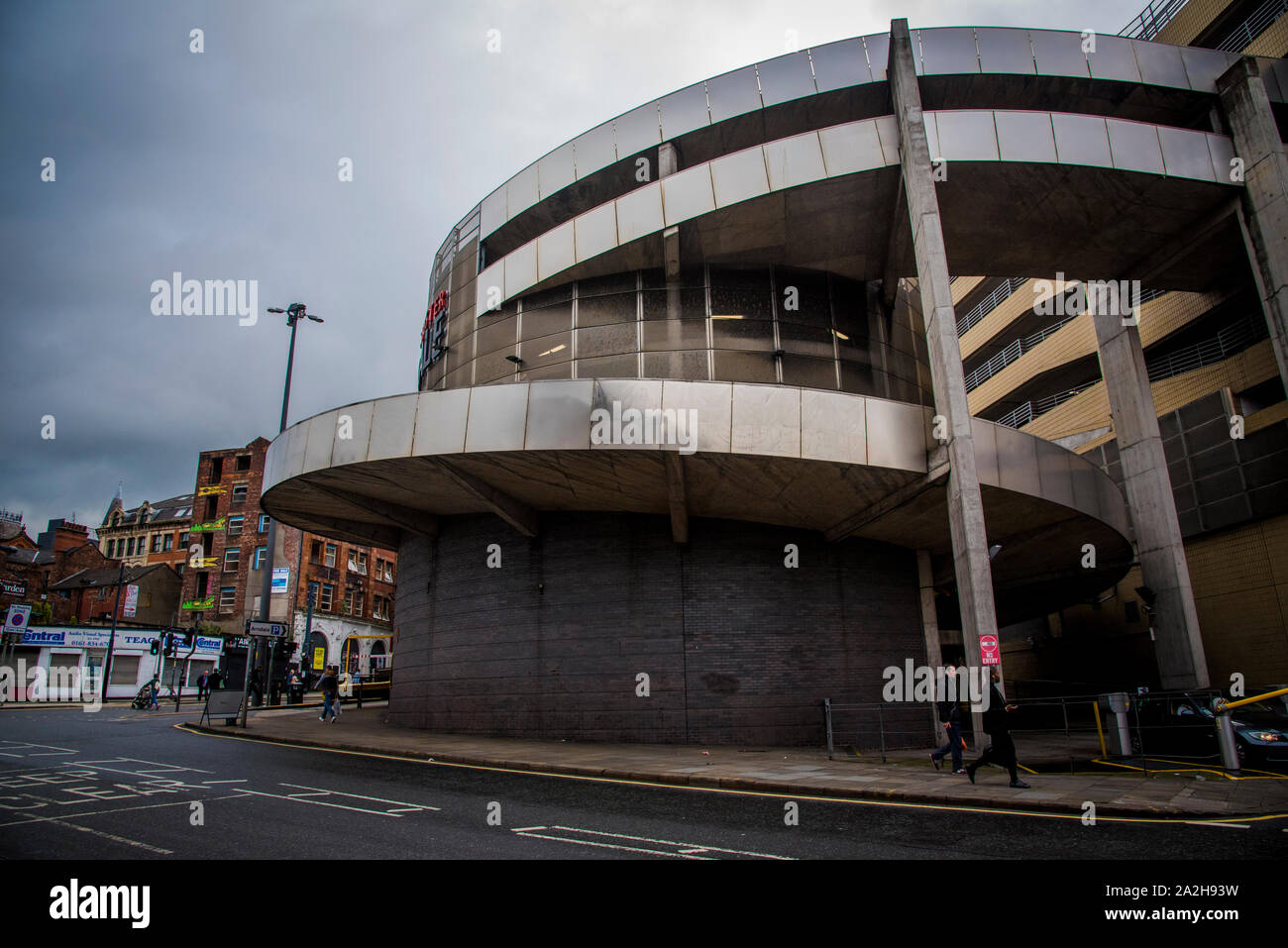 Old Parking Lot in Manchester, Uk Stock Photo Alamy