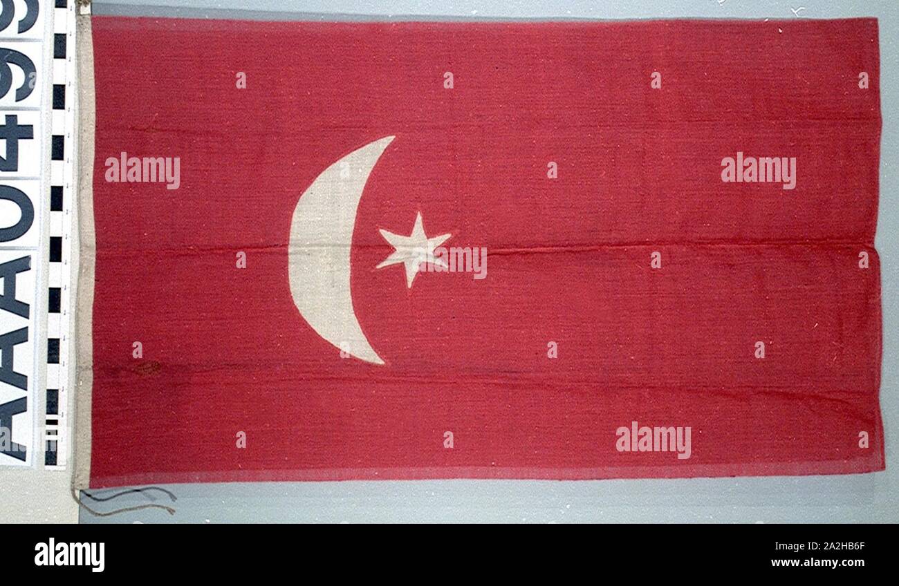 Ensign, Turkey and Ottoman Empire (after 1844 Stock Photo Alamy