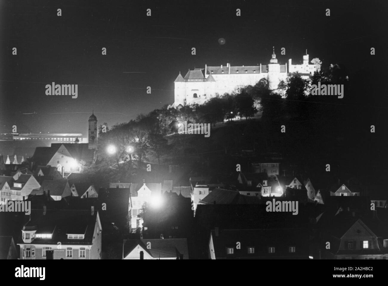 Heidenheim an der brenz bei nacht