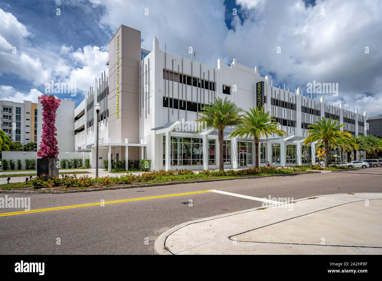 St. Petersburg, Florida, USA - Chihuly Collection building Stock Photo