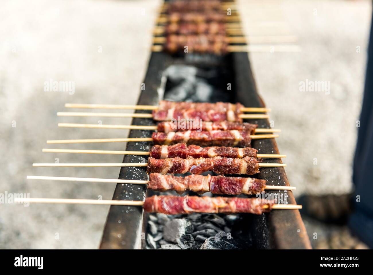 Arrosticini Stock Photo