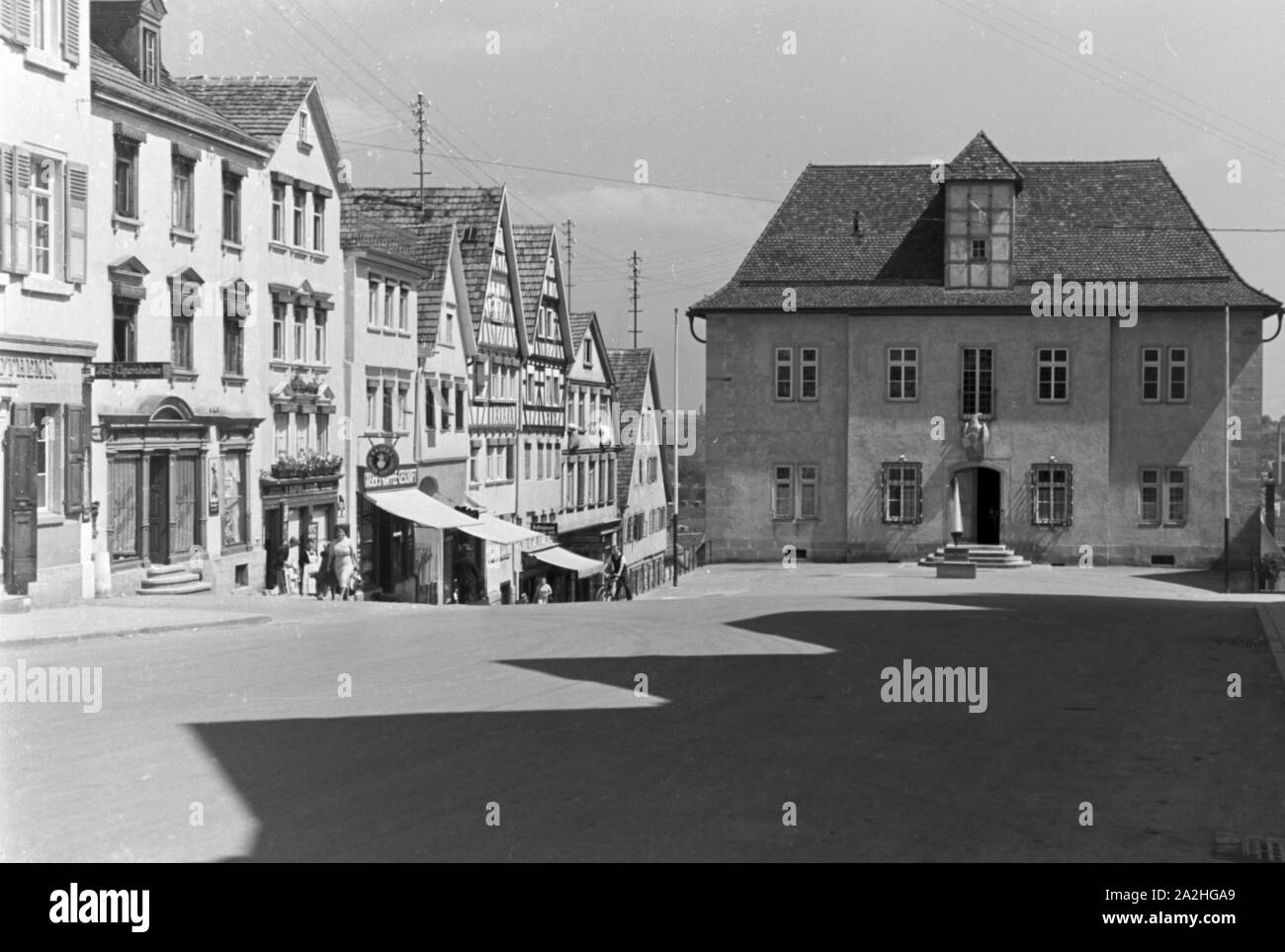 Ein Ausflug nach HohenzollernHechingen, Deutsches Reich 1930er Jahre