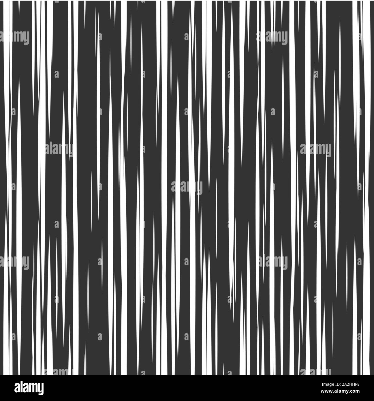 Striped seamless pattern with vertical line. Black and white fashion graphics design. Strict graphic background. Retro style. Template for wallpaper, wrapping, textile, fabric. Vector Illustration. Stock Vector