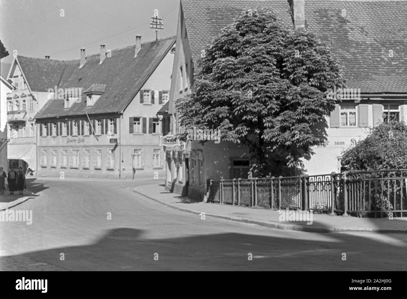 Eine Reise nach Oberdorf, Deutsches Reich 1930er Jahre. A trip to Oberndorf, Germany 1930s. Stock Photo
