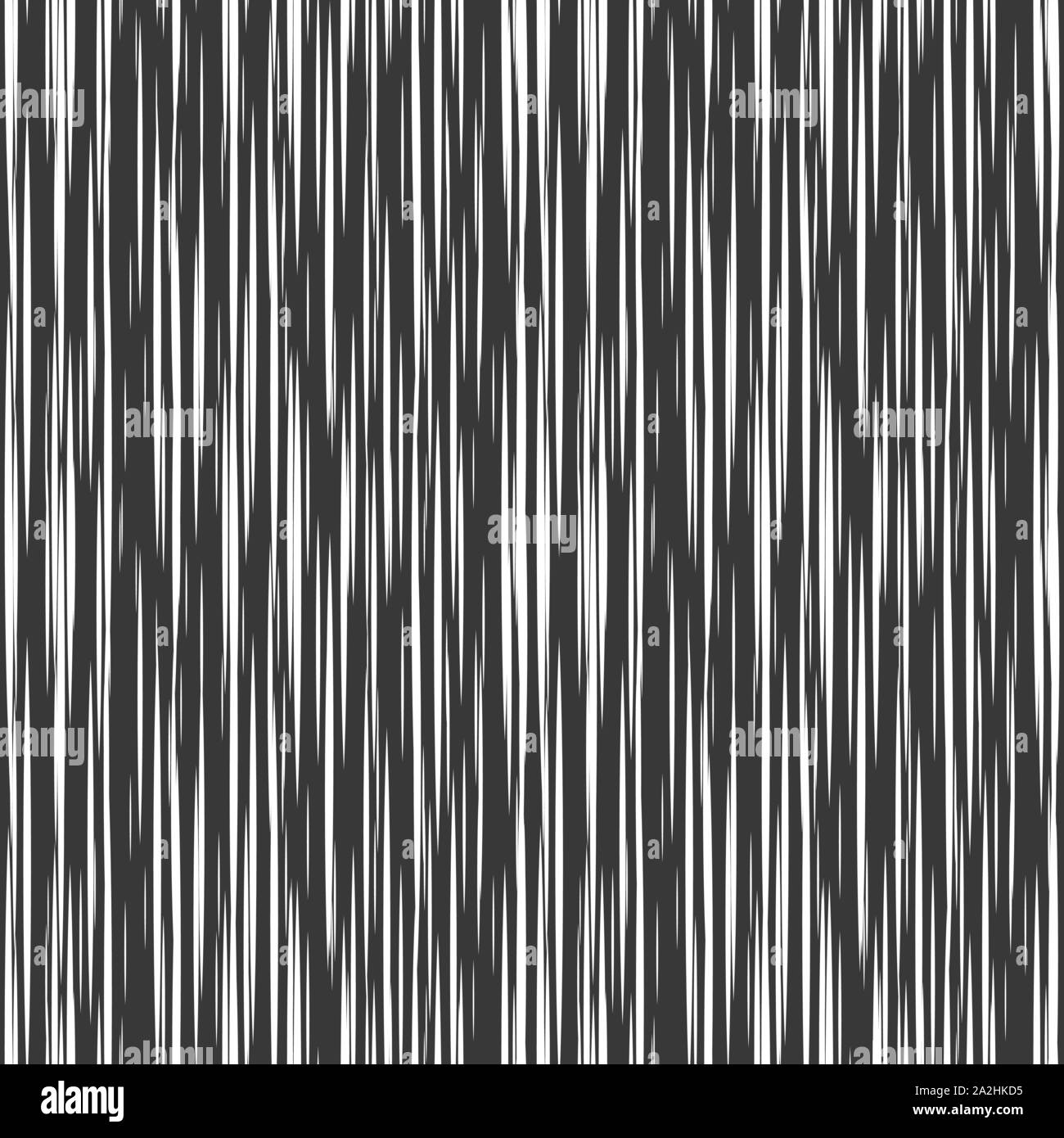 Striped seamless pattern with vertical line. Black and white fashion graphics design. Strict graphic background. Retro style. Template for wallpaper, wrapping, textile, fabric. Vector Illustration. Stock Vector