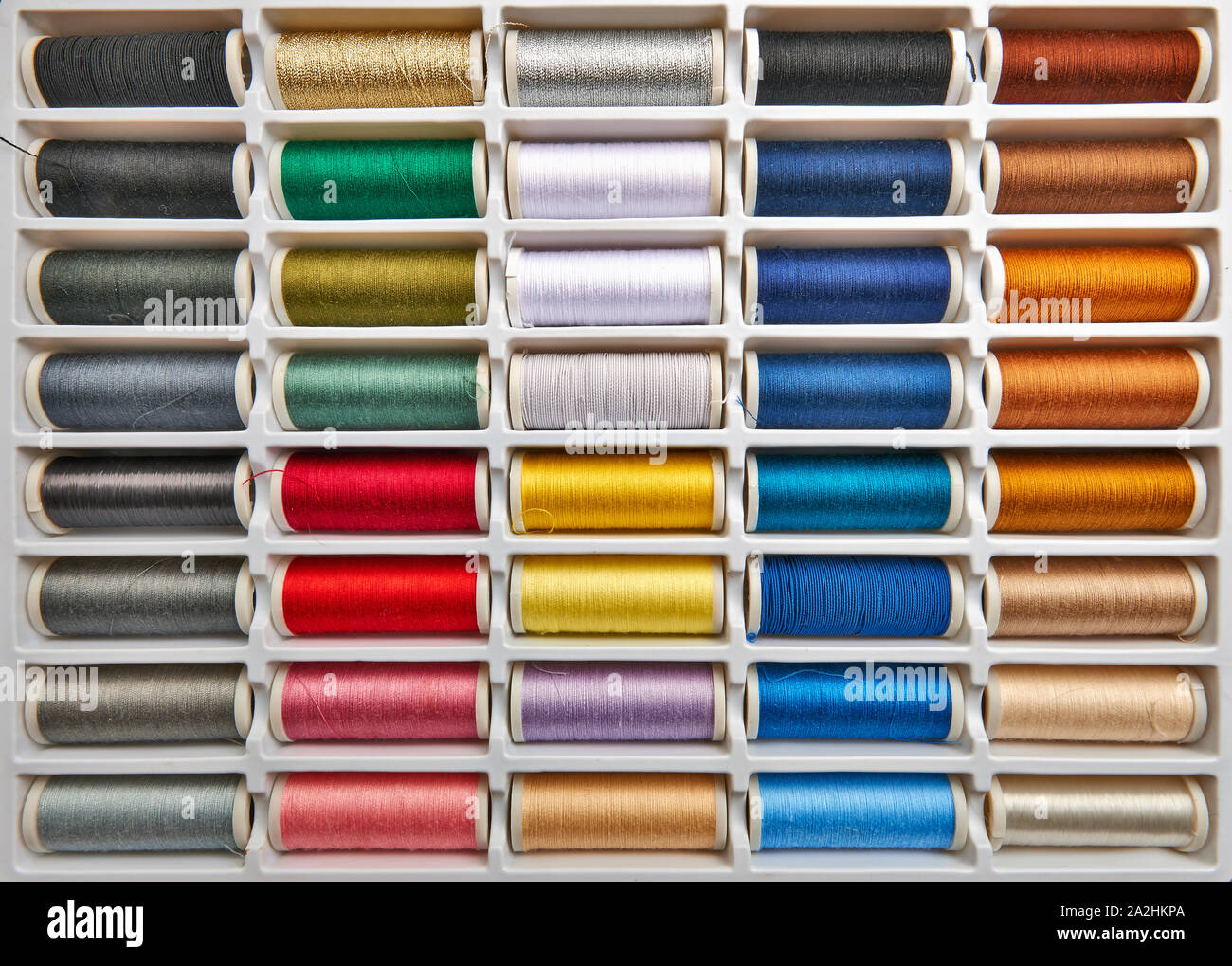 Vintage spool thread silk hi-res stock photography and images - Alamy