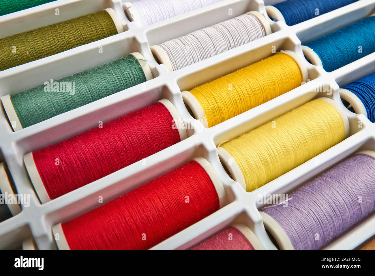 Vintage spool thread silk hi-res stock photography and images - Alamy