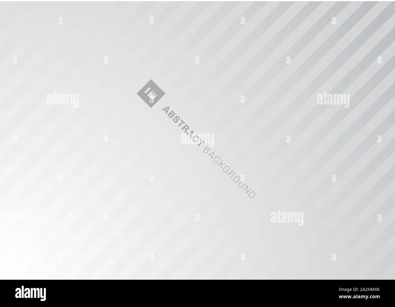 Abstract striped diagonal lines white and gray gradient background and ...