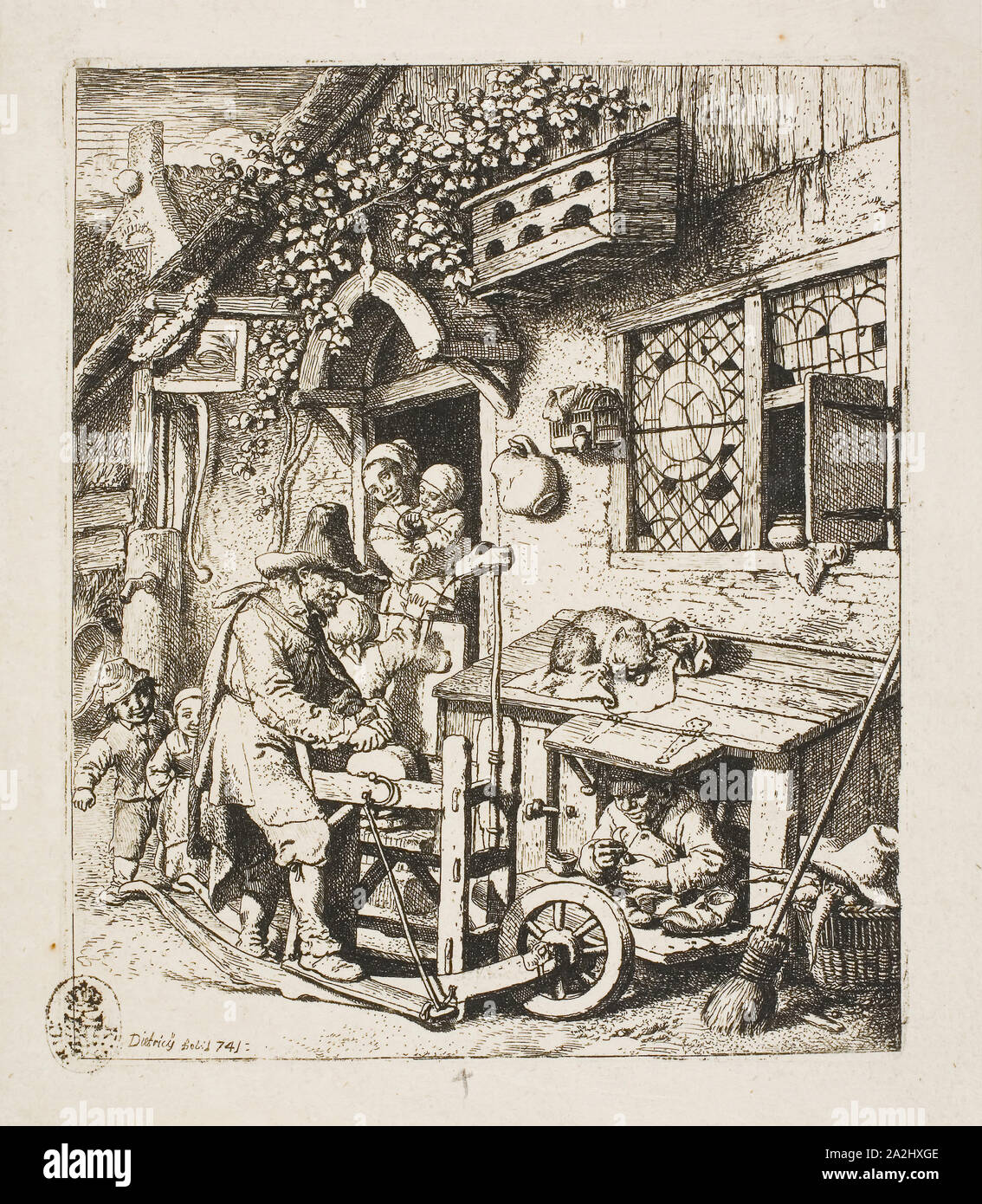 The ScissorsGrinder, 1741, Christian Wilhelm Ernst Dietrich, German