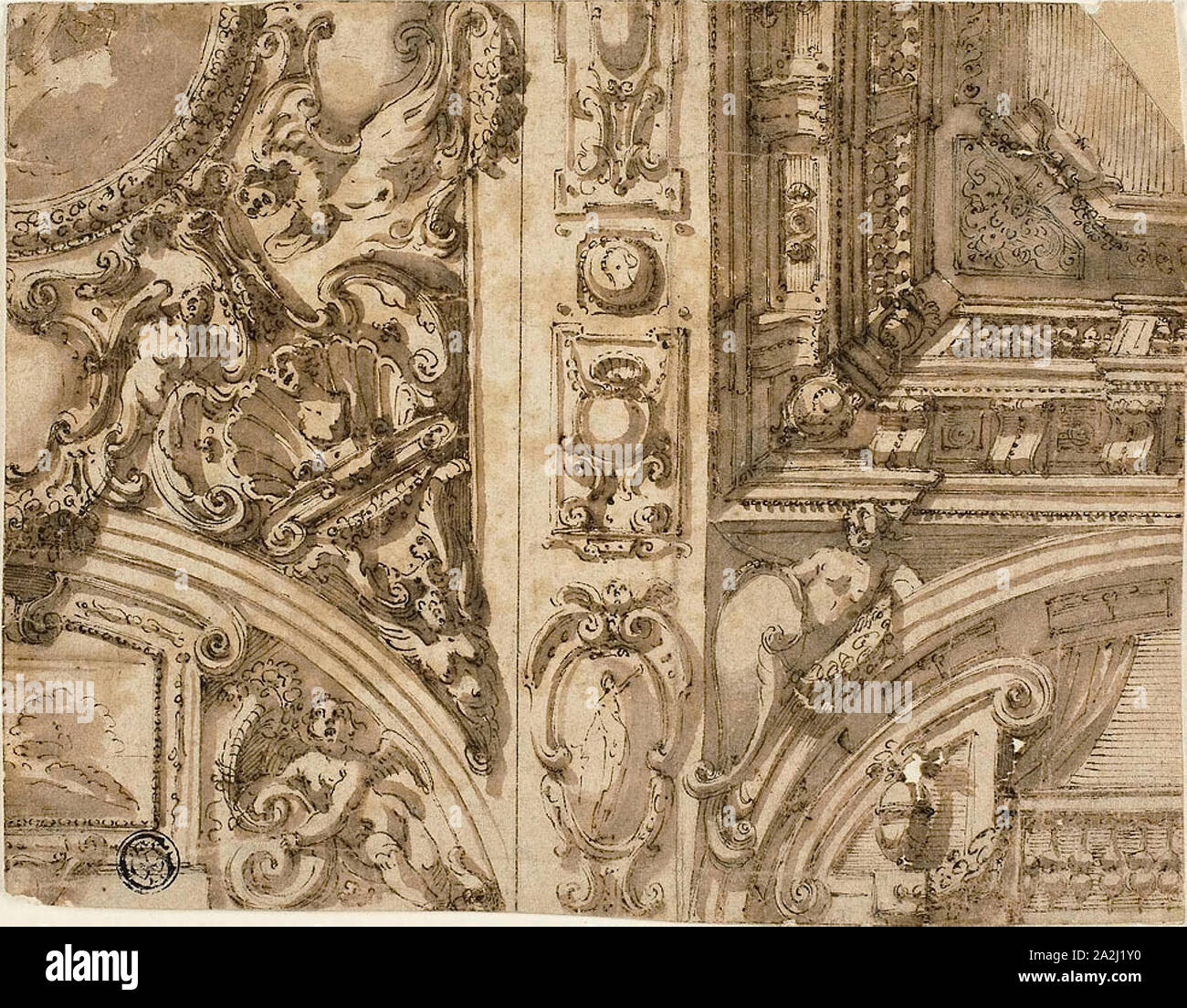 Illusionistic Ceiling Stock Photos Illusionistic Ceiling Stock