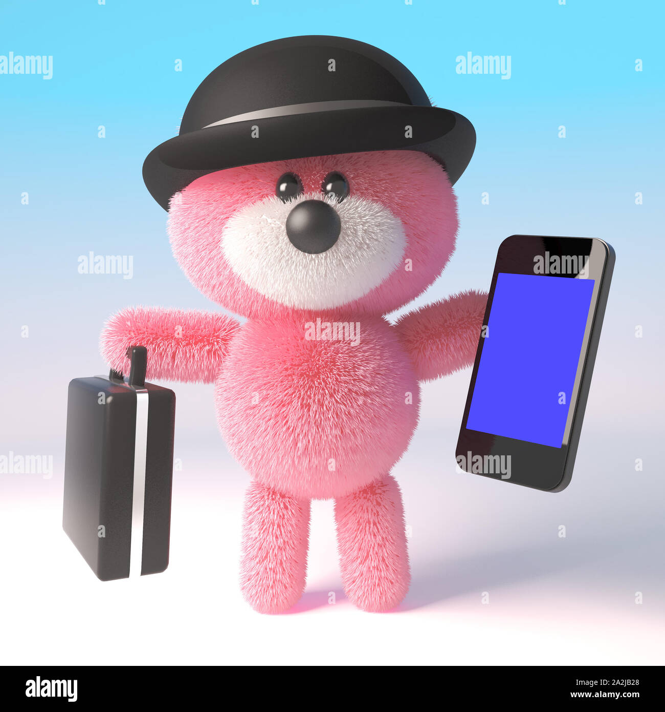 Businessman bowler hat bear hi-res stock photography and images - Alamy