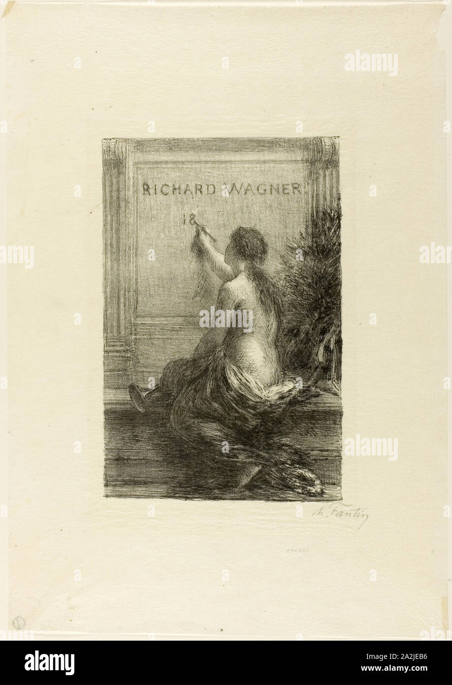 Immortality, 1886, Henri Fantin-Latour, French, 1836-1904, France