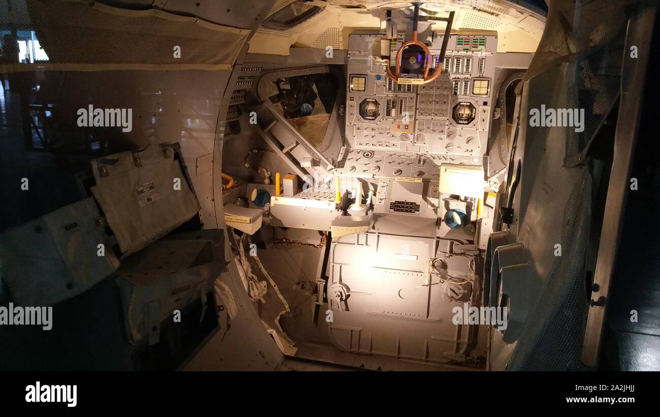 Command module apollo 11 interior hi-res stock photography and images ...